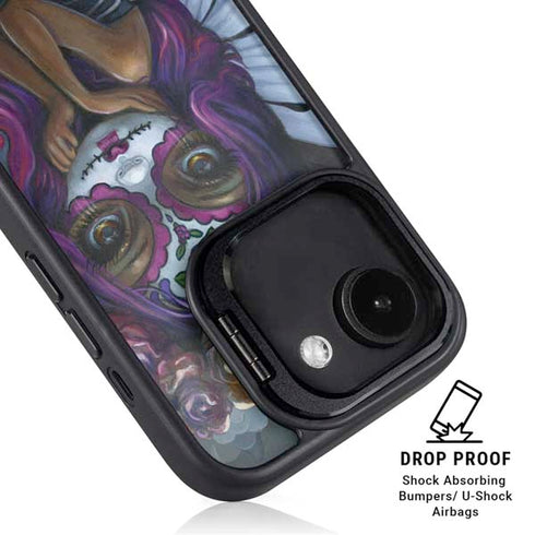 Day of the Dead Gothic Skull Fairy by Jasmine Becket-Griffith iPhone 16e Kickstand Case