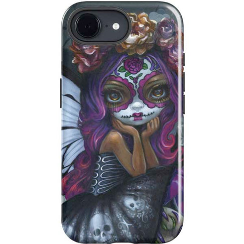 Day of the Dead Gothic Skull Fairy by Jasmine Becket-Griffith iPhone 16e Impact Case