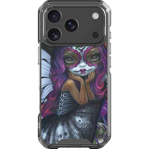 Day of the Dead Gothic Skull Fairy by Jasmine Becket-Griffith iPhone 18 Pro Clear Case