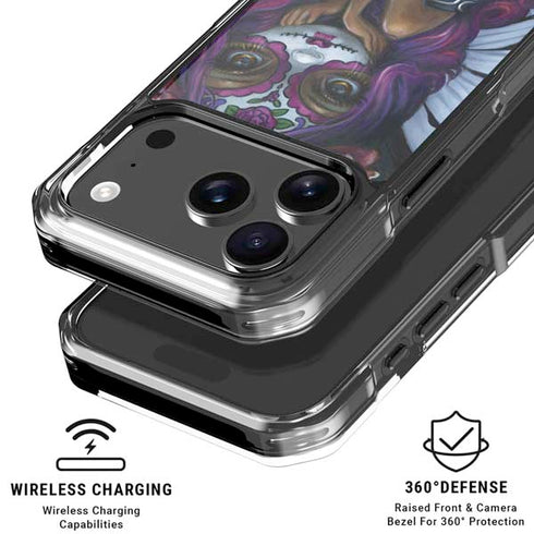 Day of the Dead Gothic Skull Fairy by Jasmine Becket-Griffith iPhone 18 Pro Clear Case