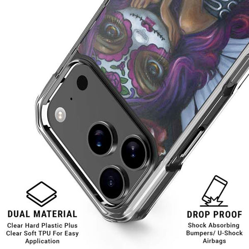Day of the Dead Gothic Skull Fairy by Jasmine Becket-Griffith iPhone 18 Pro Clear Case