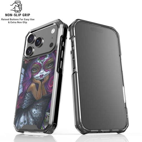 Day of the Dead Gothic Skull Fairy by Jasmine Becket-Griffith iPhone 18 Pro Clear Case