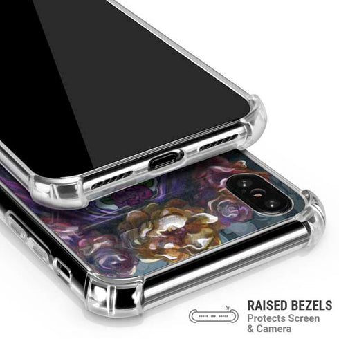 Day of the Dead Gothic Skull Fairy by Jasmine Becket-Griffith iPhone X/XS Clear Case