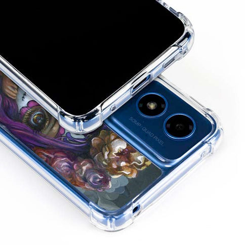 Day of the Dead Gothic Skull Fairy by Jasmine Becket-Griffith Moto G 5G (2024) Clear Case