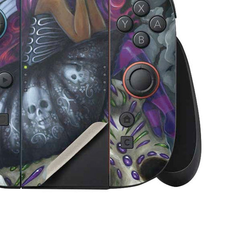 Day of the Dead Gothic Skull Fairy by Jasmine Becket-Griffith Nintendo Switch 2 (2025) Joy-Con Controller Skin