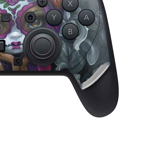 Day of the Dead Gothic Skull Fairy by Jasmine Becket-Griffith Nintendo Switch 2 (2025) Pro Controller Skin