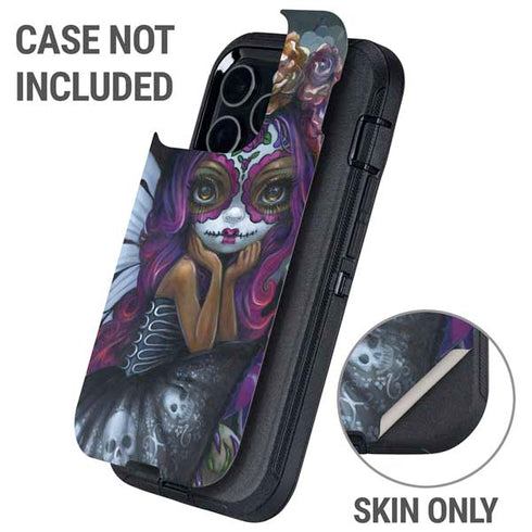 Day of the Dead Gothic Skull Fairy by Jasmine Becket-Griffith Otterbox Defender iPhone Skin