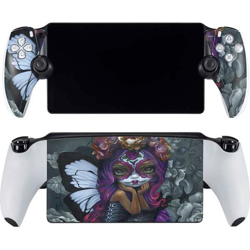 Day of the Dead Gothic Skull Fairy by Jasmine Becket-Griffith PlayStation Portal Remote Player Skin