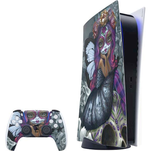 Day of the Dead Gothic Skull Fairy by Jasmine Becket-Griffith PlayStation PS5 Skins