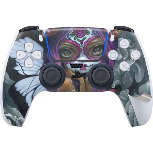 Day of the Dead Gothic Skull Fairy by Jasmine Becket-Griffith PS5 Pro Disk Bundle Skin