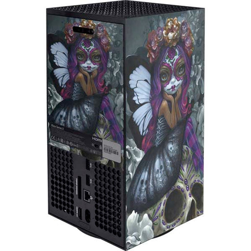 Day of the Dead Gothic Skull Fairy by Jasmine Becket-Griffith Xbox Series X Bundle Skin