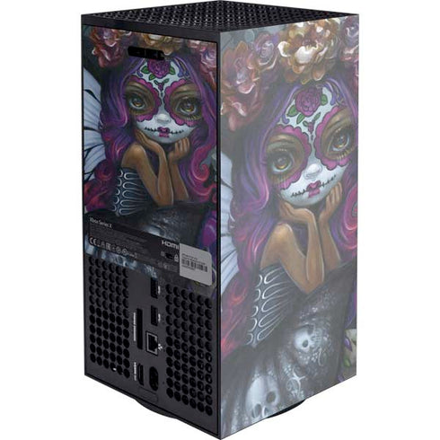 Day of the Dead Gothic Skull Fairy by Jasmine Becket-Griffith XBox Series X Digital Edition Console Skin