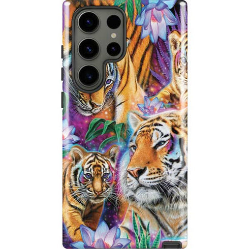 Daydream Galaxy Tigers by Sheena Pike Galaxy S23 Ultra Pro Case