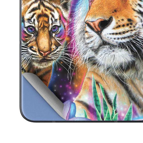 Daydream Galaxy Tigers by Sheena Pike Galaxy Z Fold5 5G Skin