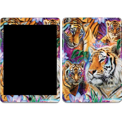 Daydream Galaxy Tigers by Sheena Pike iPad Skins