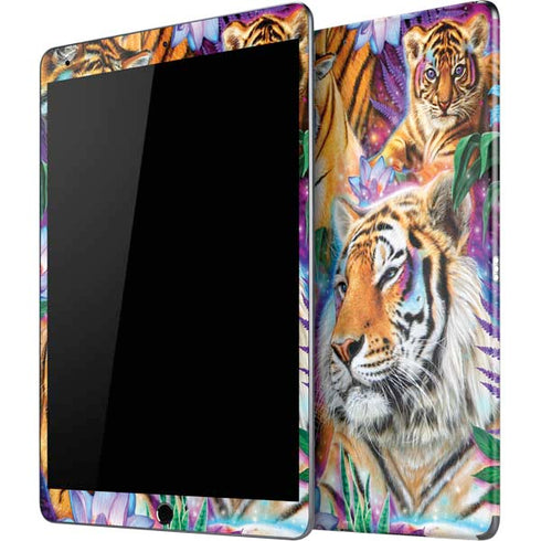 Daydream Galaxy Tigers by Sheena Pike iPad Skins