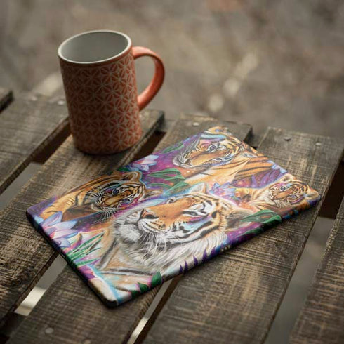 Daydream Galaxy Tigers by Sheena Pike iPad Skins