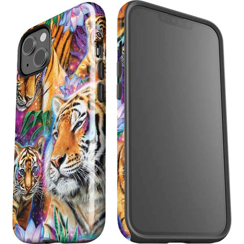 Daydream Galaxy Tigers by Sheena Pike iPhone 15 Impact Case