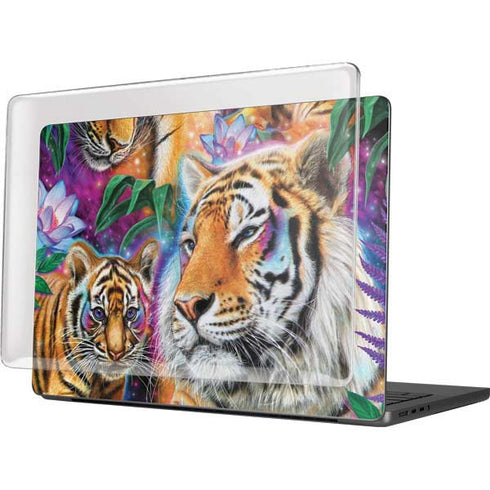 Daydream Galaxy Tigers by Sheena Pike MacBook Pro 14in (2021-24) Case plus Skin