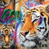 Daydream Galaxy Tigers by Sheena Pike MacBook Skins