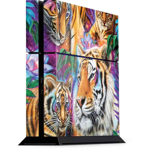 Daydream Galaxy Tigers by Sheena Pike PlayStation PS4 Skins