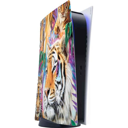 Daydream Galaxy Tigers by Sheena Pike PlayStation PS5 Skins