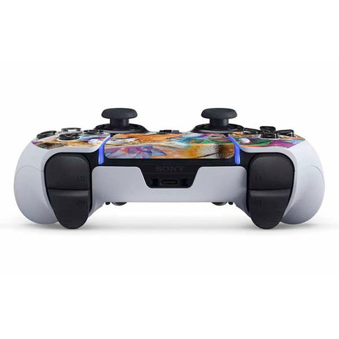 Daydream Galaxy Tigers by Sheena Pike PS5 DualSense Edge Pro Controller Skin