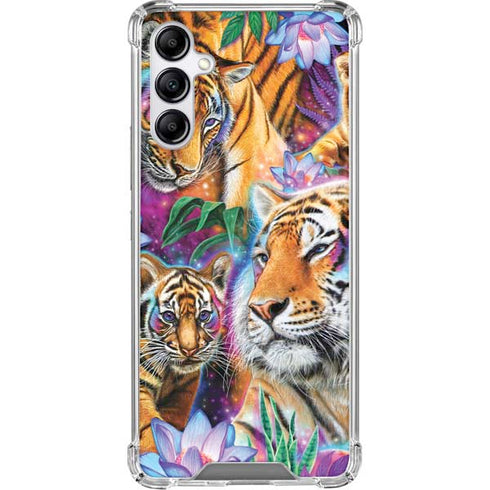 Daydream Galaxy Tigers by Sheena Pike Gabb Phone 4 Clear Case