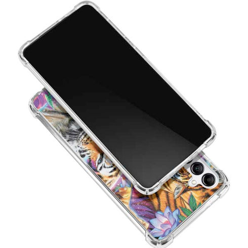 Daydream Galaxy Tigers by Sheena Pike Galaxy A16 5G Clear Case