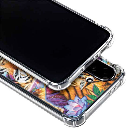 Daydream Galaxy Tigers by Sheena Pike Galaxy A36 5G Clear Case