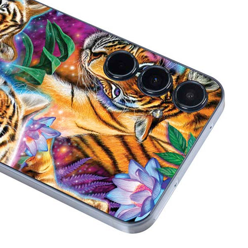 Daydream Galaxy Tigers by Sheena Pike Galaxy A36 5G Skin
