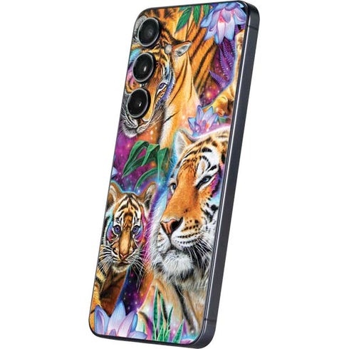 Daydream Galaxy Tigers by Sheena Pike Galaxy S24 Plus Skin