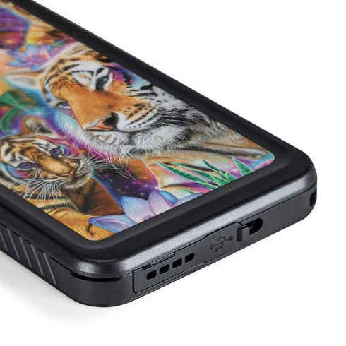 Daydream Galaxy Tigers by Sheena Pike Galaxy S24 Plus Waterproof Case