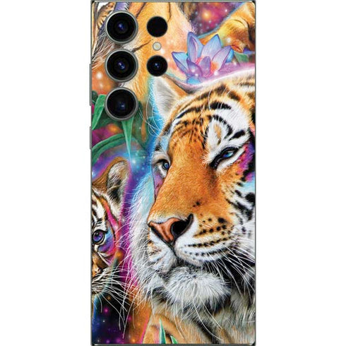 Daydream Galaxy Tigers by Sheena Pike Galaxy S25 Ultra Skin