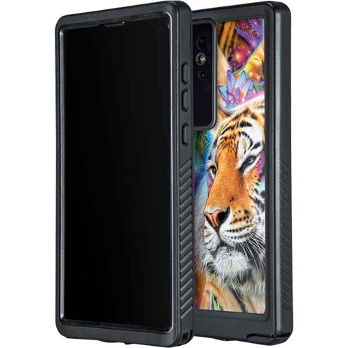 Daydream Galaxy Tigers by Sheena Pike Galaxy S24 Ultra Waterproof Case