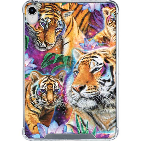 Daydream Galaxy Tigers by Sheena Pike iPad 11th Gen (2025) Clear Case