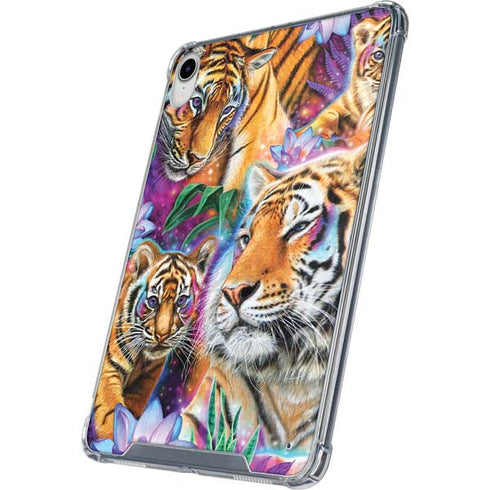 Daydream Galaxy Tigers by Sheena Pike iPad 11th Gen (2025) Clear Case