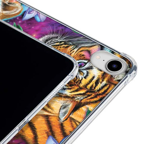 Daydream Galaxy Tigers by Sheena Pike iPad 11th Gen (2025) Clear Case