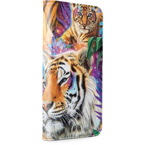 Daydream Galaxy Tigers by Sheena Pike iPhone 13 Pro Max Folio Case