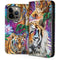 Daydream Galaxy Tigers by Sheena Pike iPhone 14 Pro Folio Case