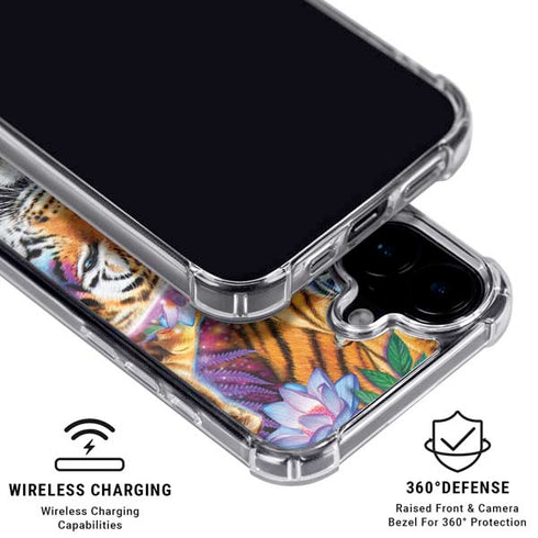 Daydream Galaxy Tigers by Sheena Pike iPhone 16 MagSafe Case
