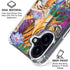 Daydream Galaxy Tigers by Sheena Pike iPhone 16 Plus Clear Case