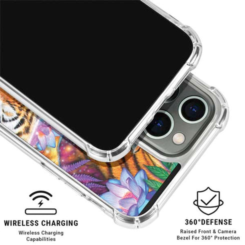 Daydream Galaxy Tigers by Sheena Pike iPhone 16 Pro Clear Case