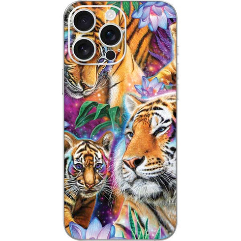 Daydream Galaxy Tigers by Sheena Pike iPhone 16 Pro Max Skin