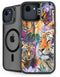 Daydream Galaxy Tigers by Sheena Pike iPhone 16e Kickstand Case