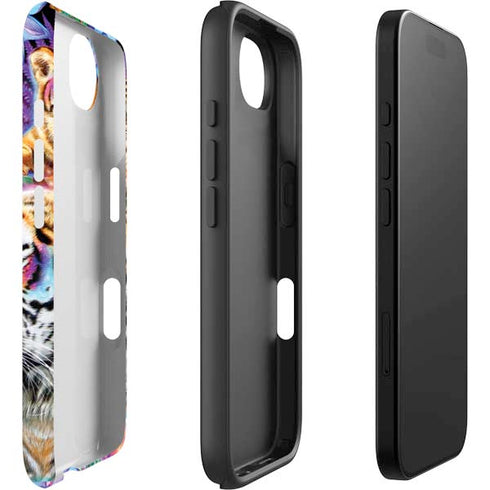 Daydream Galaxy Tigers by Sheena Pike iPhone 16e Impact Case