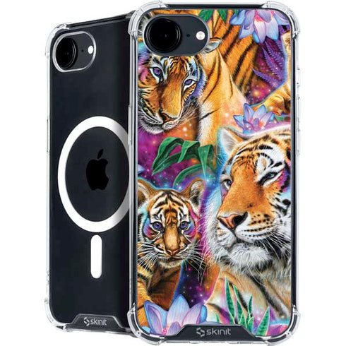 Daydream Galaxy Tigers by Sheena Pike iPhone 16e MagSafe Case