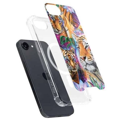 Daydream Galaxy Tigers by Sheena Pike iPhone 16e MagSafe Case