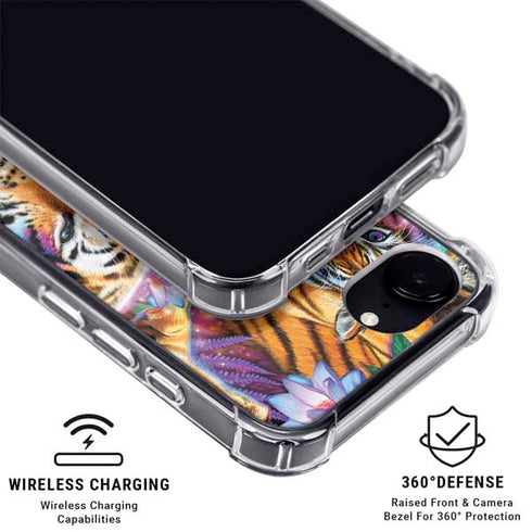 Daydream Galaxy Tigers by Sheena Pike iPhone 16e MagSafe Case