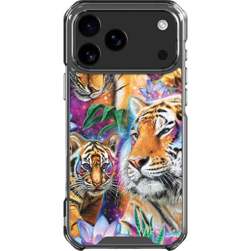 Daydream Galaxy Tigers by Sheena Pike iPhone 18 Pro Max Clear Case